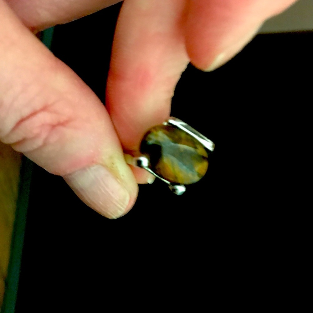 Tiger Eye Natural Stone ring
